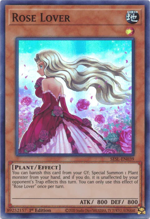 Rose Lover [SESL-EN039] Super Rare