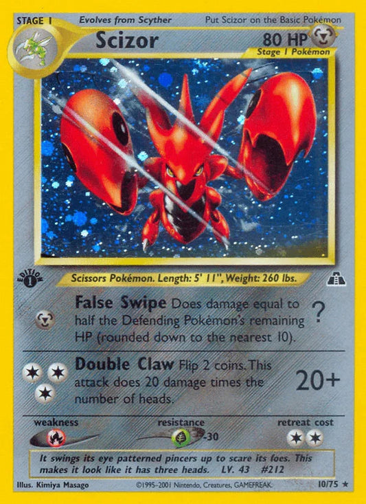 Scizor (10/75) [Neo Discovery 1st Edition]