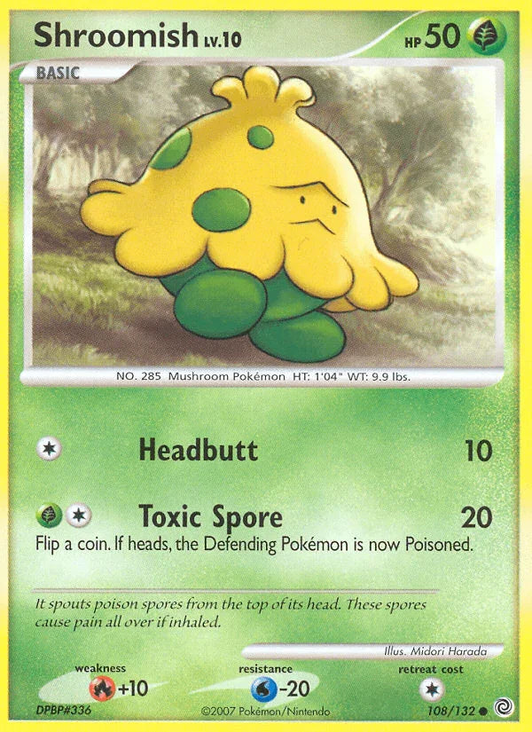 Shroomish (108/132) [Diamond & Pearl: Secret Wonders]