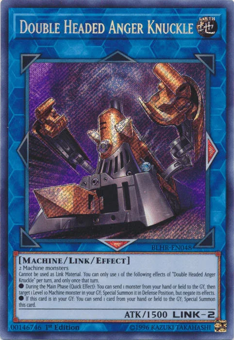 Double Headed Anger Knuckle [BLHR-EN048] Secret Rare