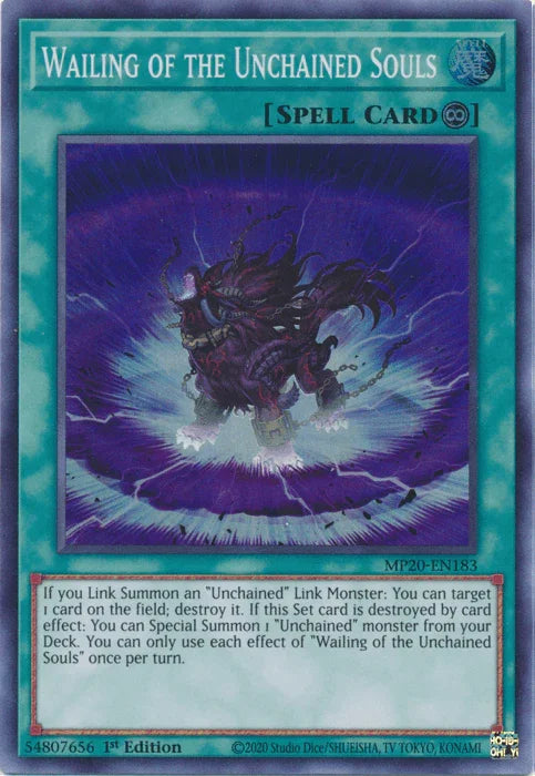 Wailing of the Unchained Souls [MP20-EN183] Super Rare