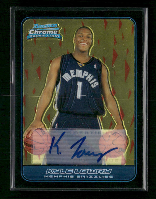 2006-2007 Bowman Chrome Kyle Lowry Rookie Auto #136