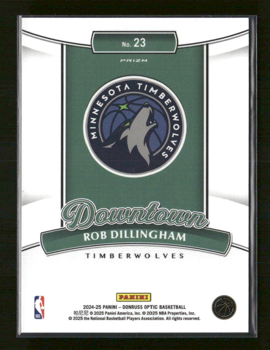 2024-25 Donruss Optic Downtown Rob Dillingham #23