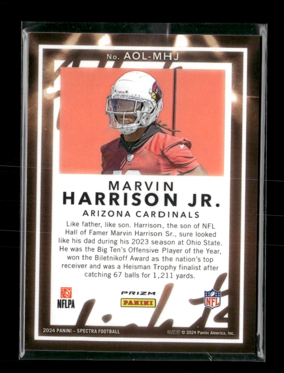 2024 Panini Spectra All of the Lights Marvin Harrison Jr. #AOL-MHJ