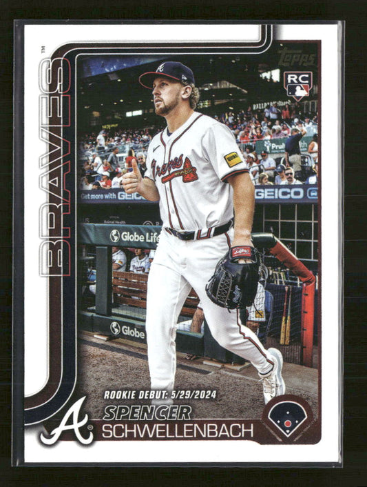 2025 Topps Update Golden Mirror Variations Spencer Schwellenbach #US327