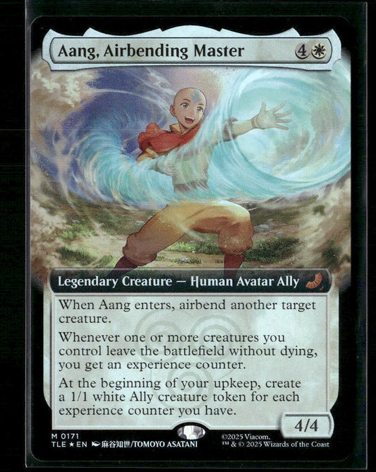 Aang, Airbending Master (Extended Art) #171