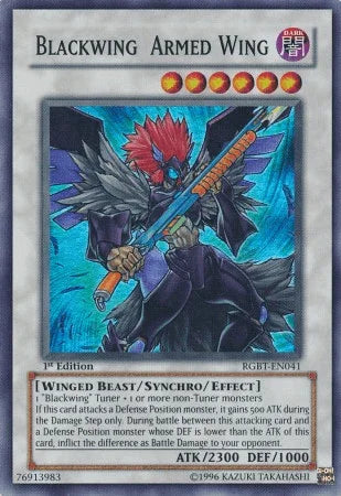 Blackwing Armed Wing [RGBT-EN041] Super Rare