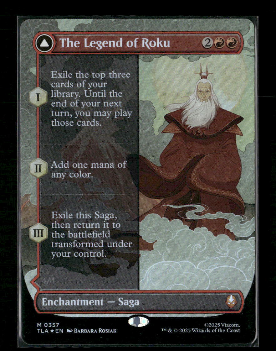 Avatar: The Last Airbender The Legend of Roku (Borderless) #357