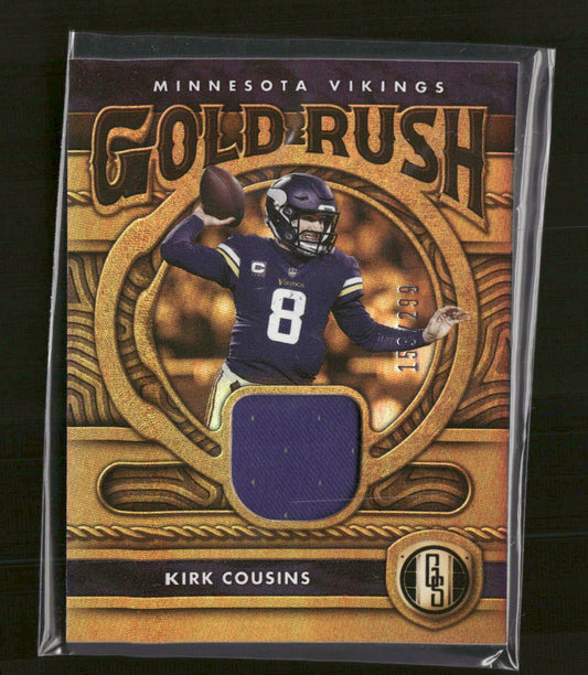 2022 Panini Gold Standard Gold Rush Kirk Cousins #/299 #GR-KCO