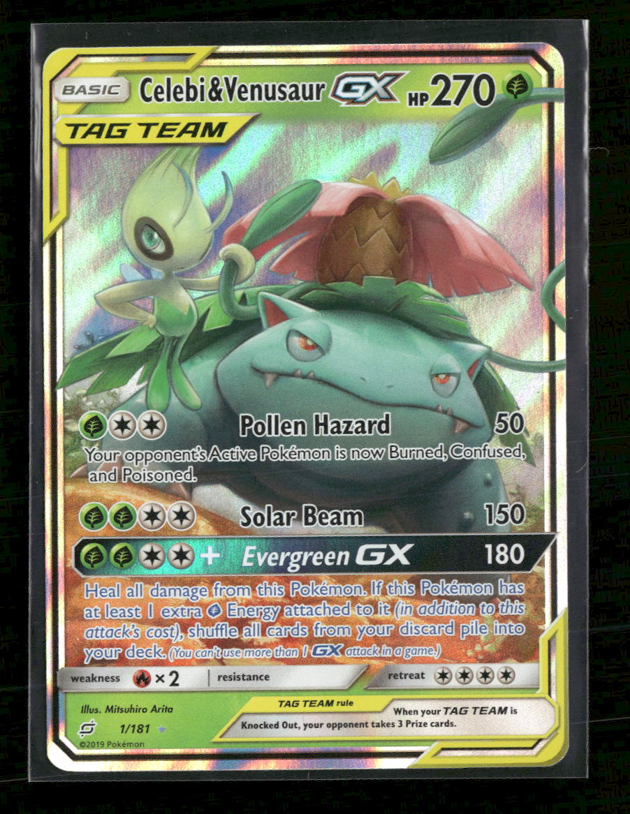 SM - Team Up Celebi & Venusaur GX #1/181