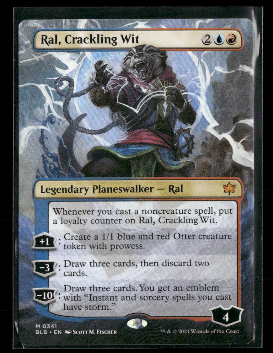 Bloomburrow Ral, Crackling Wit (Borderless) #341