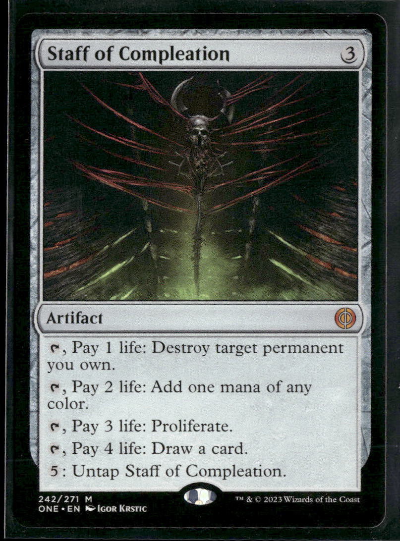 Phyrexia: All Will Be One Staff of Compleation #242
