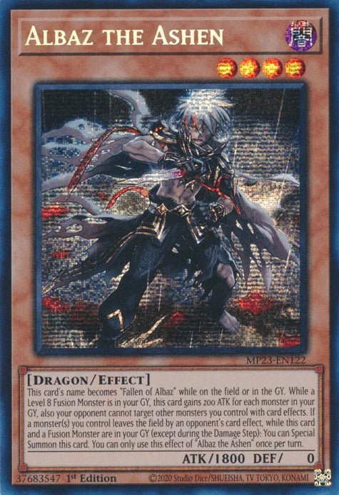 Albaz the Ashen [MP23-EN122] Prismatic Secret Rare