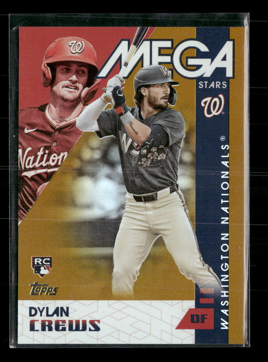 2025 Topps Topps Mega Stars Gold Foilboard Dylan Crews #/50 #MEGA-20