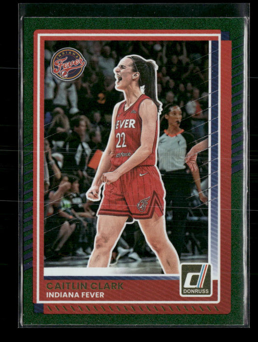 2025 Donruss WNBA Green Shimmer Caitlin Clark #47