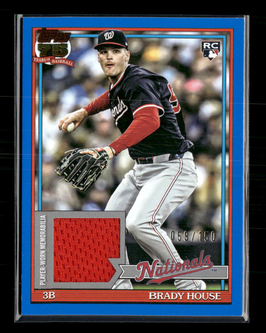 2026 Topps 1991 Baseball Relics Blue (Series One) Brady House #/150 #91R-BHO