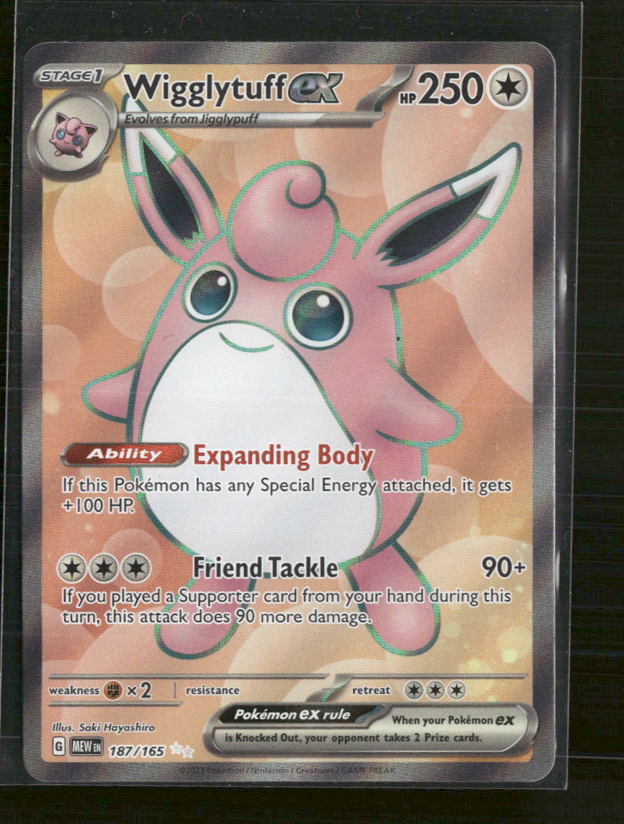 SV: Scarlet & Violet 151 Wigglytuff ex #187/165