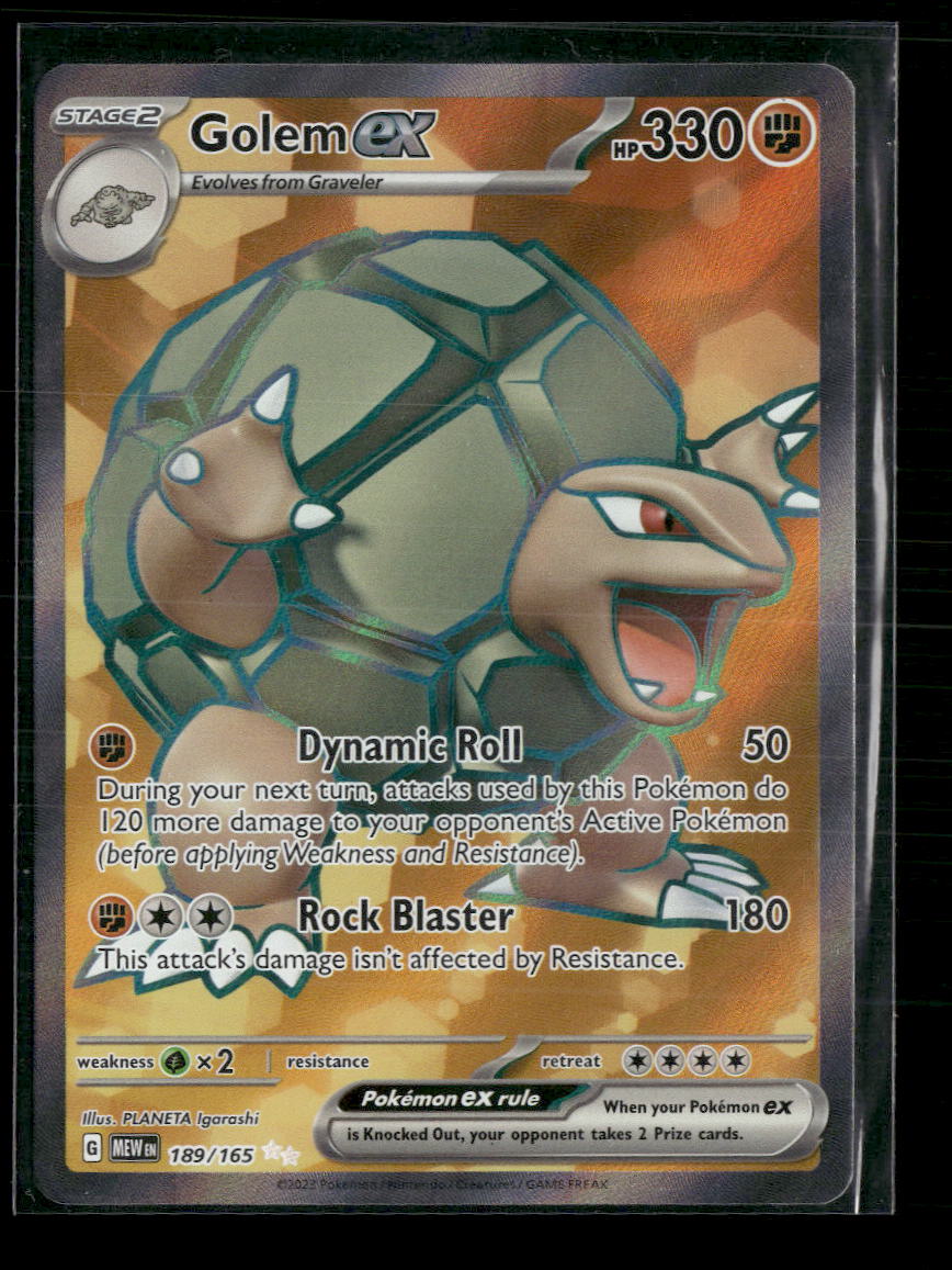 SV: Scarlet & Violet 151 Golem ex #189/165
