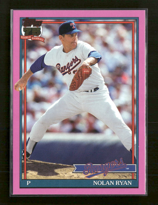 2026 Topps 1991 Baseball 35th Anniversary Pink Nolan Ryan #T91-97