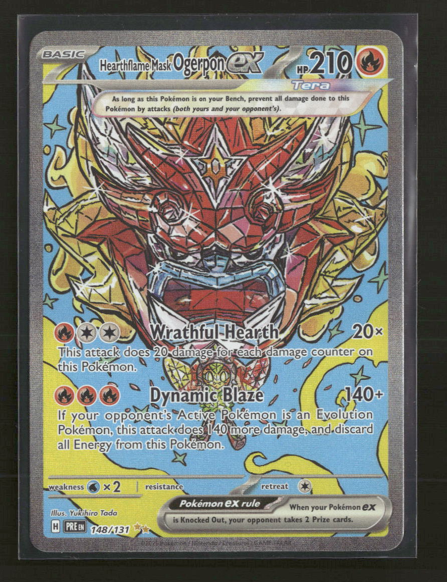 SV: Prismatic Evolutions Hearthflame Mask Ogerpon ex #148/131