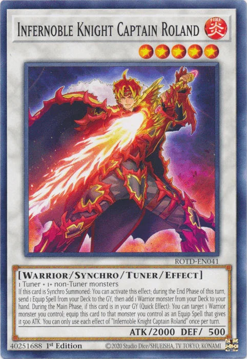 Infernoble Knight Captain Roland [ROTD-EN041] Common