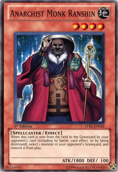 Anarchist Monk Ranshin [STBL-EN036] Super Rare