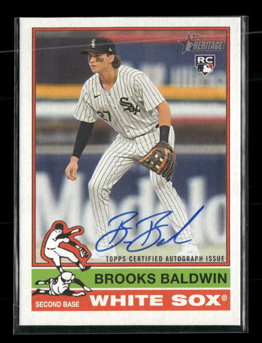 2025 Topps Heritage Real One Autographs Brooks Baldwin Auto #ROA-BBA