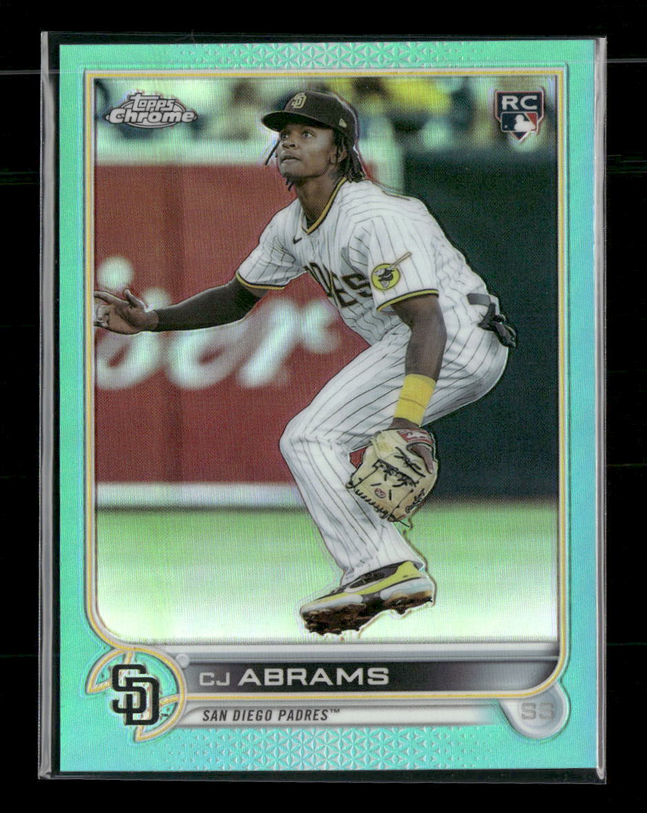 2022 Topps Chrome Update Aqua Refractor CJ Abrams #/250 #USC3