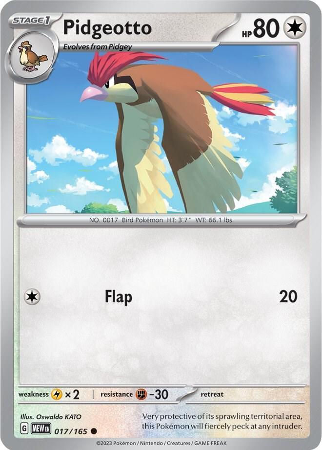 Pidgeotto (017/165) Scarlet & Violet: 151