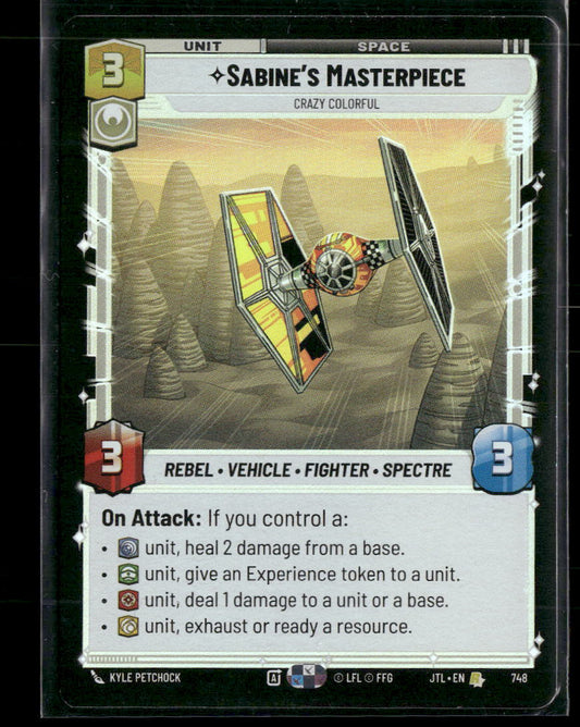 Sabine's Masterpiece - Crazy Colorful (Foil) - Jump to Lightspeed (JTL)