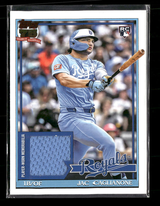 2026 Topps 1991 Topps Baseball 35th Anniversary Relics Series One Jac Caglianone