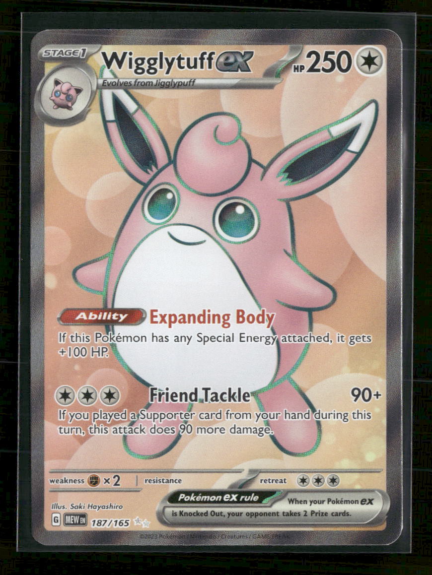 SV: Scarlet & Violet 151 Wigglytuff ex #187/165