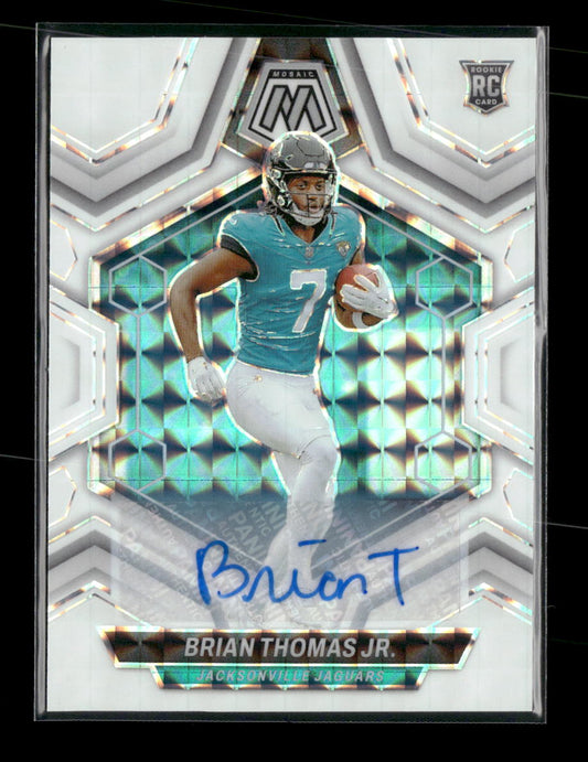 2024 Panini Mosaic Rookie Autographs Mosaic Brian Thomas Jr. Auto #323
