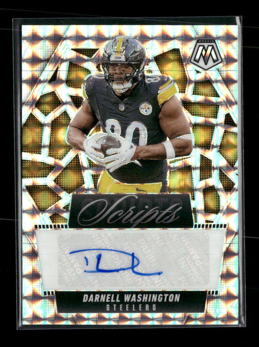 2025 Panini Mosaic Scripts Darnell Washington Auto #SCR-DWN