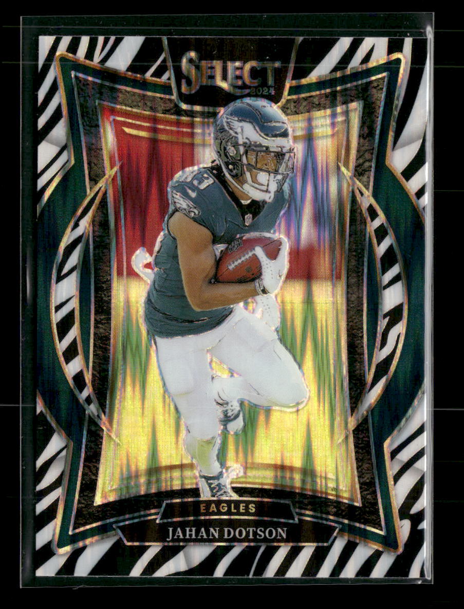 2024 Panini Select Zebra Prizm Jahan Dotson #63