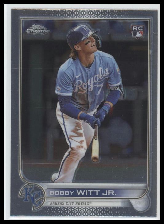 2022 Topps Chrome Update Bobby Witt Jr. Rookie #USC35