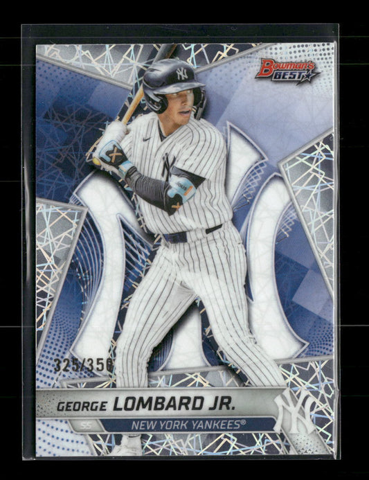 2025 Bowman's Best Lazer Refractors George Lombard Jr. #/350 #TP-23