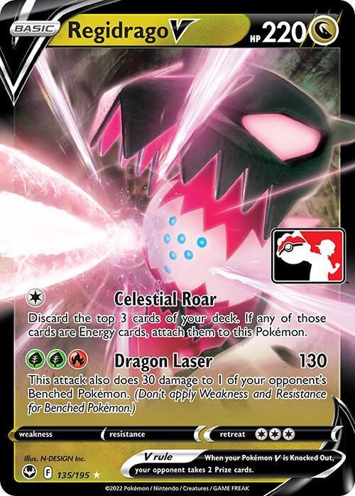 Regidrago V (135/195) [Prize Pack Series Three]