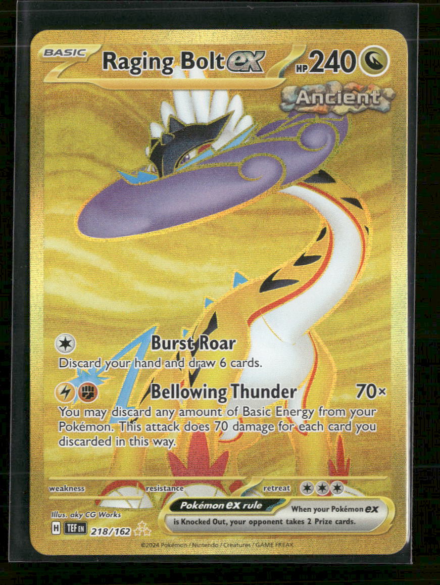 SV05: Temporal Forces Raging Bolt ex #218/162