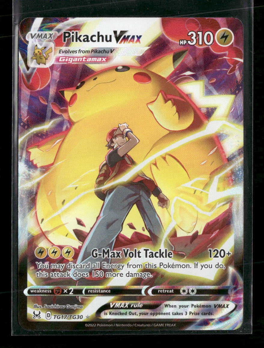 SWSH11: Lost Origin Trainer Gallery Pikachu VMAX #TG17/TG30