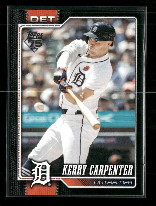 2026 Topps Black Border Kerry Carpenter #/75 #61