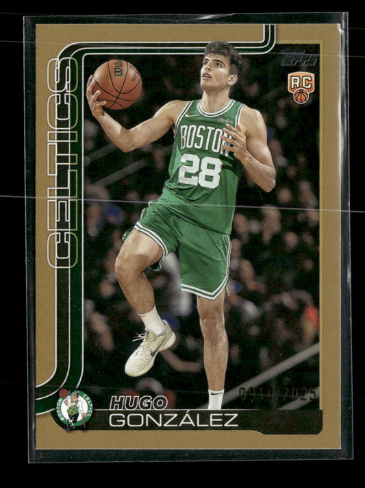 2025-26 Topps Gold Hugo González Rookie #/2025 #228