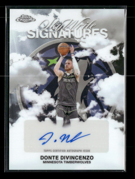 2025-26 Topps Chrome Sky Write Signatures Donte Divincenzo Auto #SWS-DD