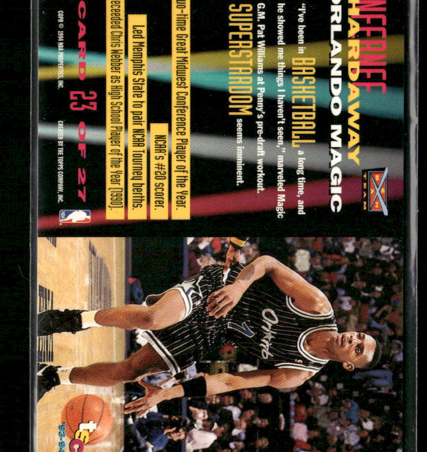 1993-94 Stadium Club Beam Team Anfernee Hardaway #23