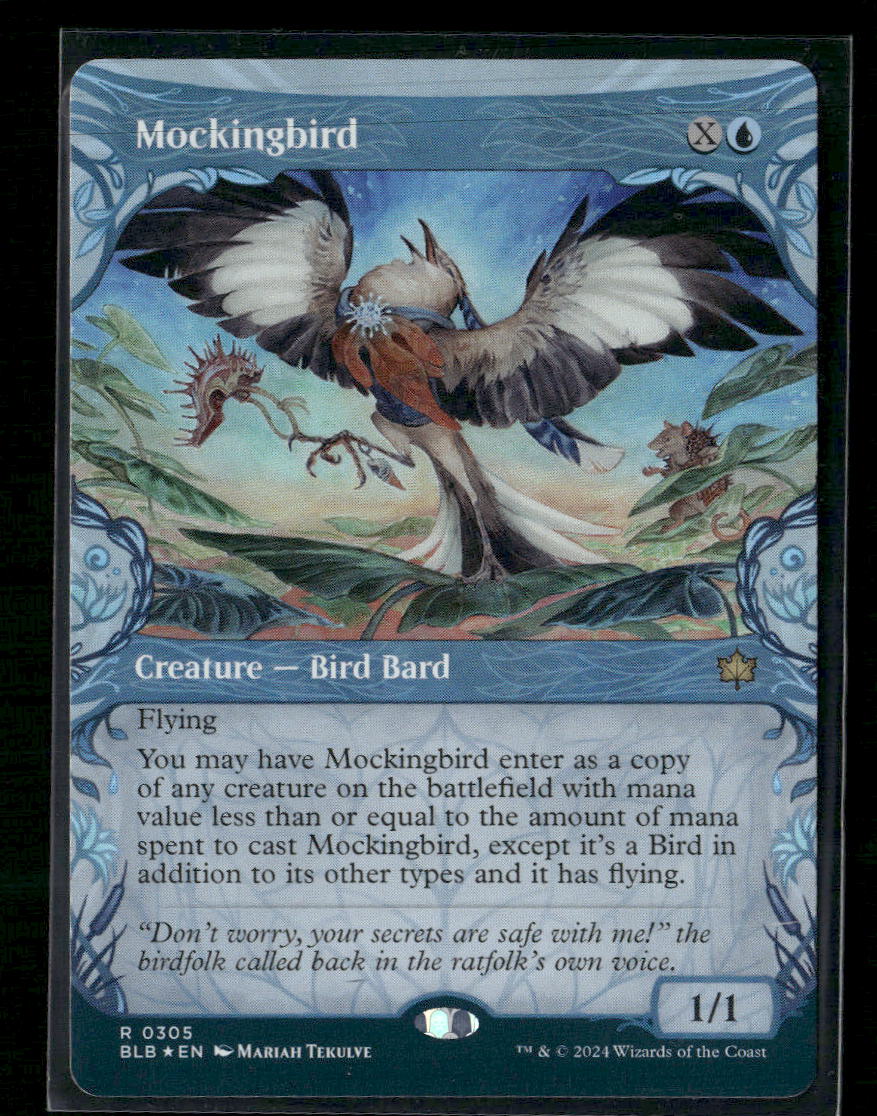 Bloomburrow Mockingbird (Showcase) #305