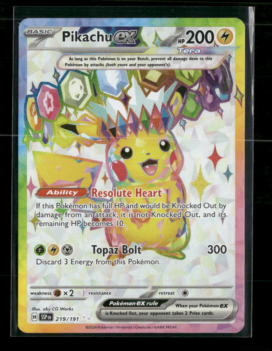 SV08: Surging Sparks Pikachu ex #219/191