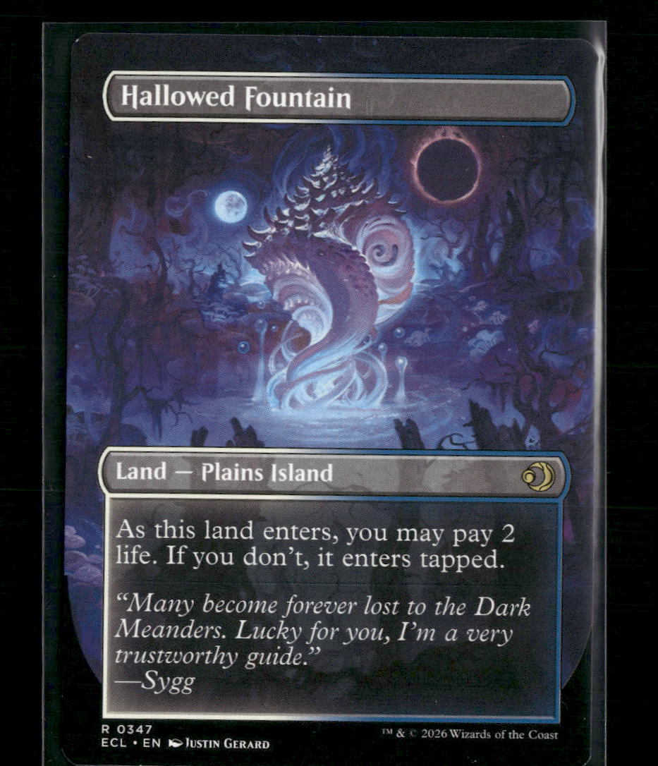 Lorwyn Eclipsed Hallowed Fountain (Borderless) #347