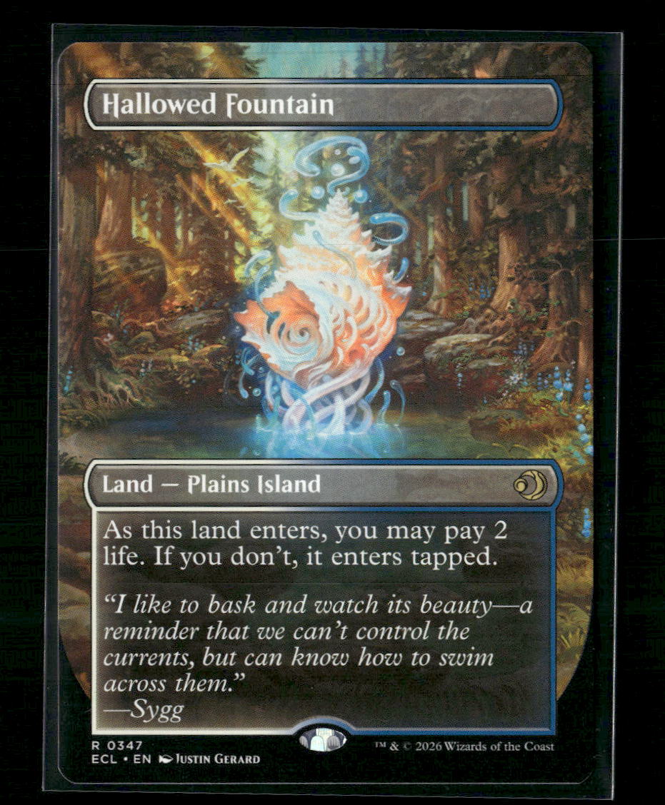 Lorwyn Eclipsed Hallowed Fountain (Borderless) #347