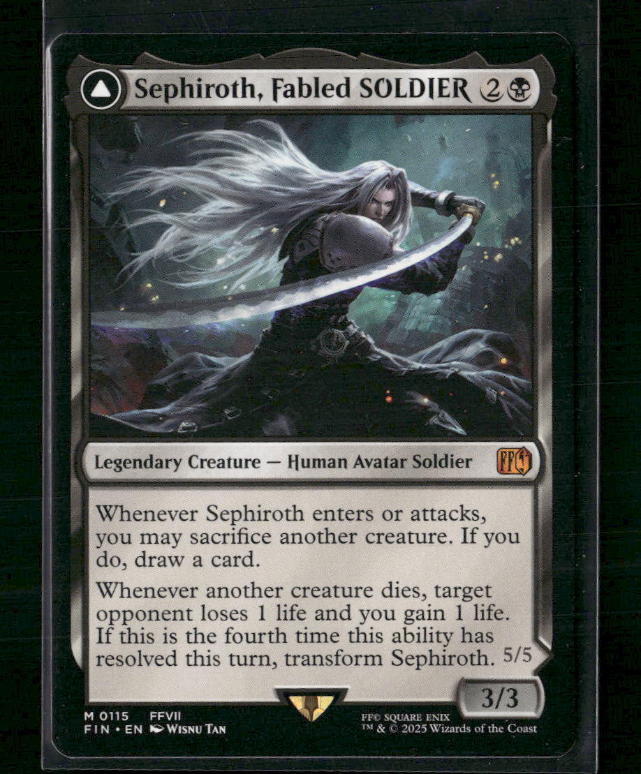 FINAL FANTASY Sephiroth, Fabled SOLDIER #115