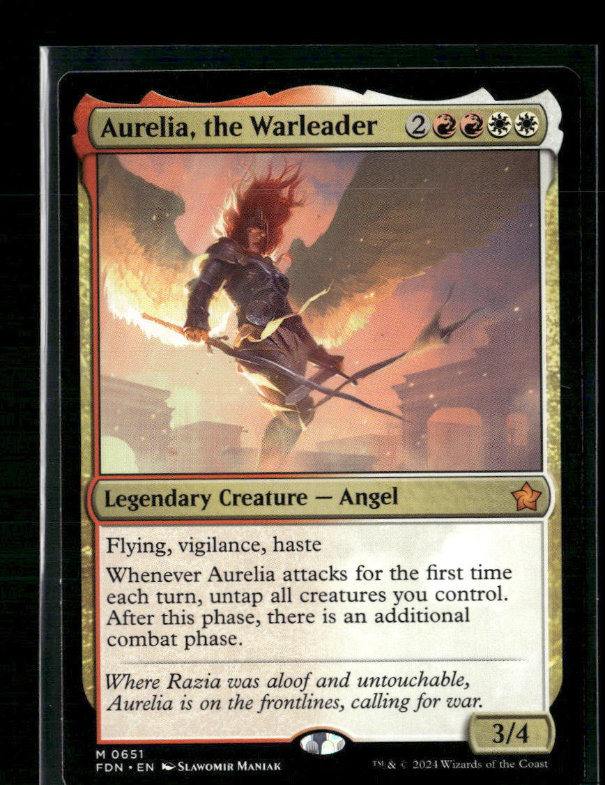 Foundations Aurelia, the Warleader #651